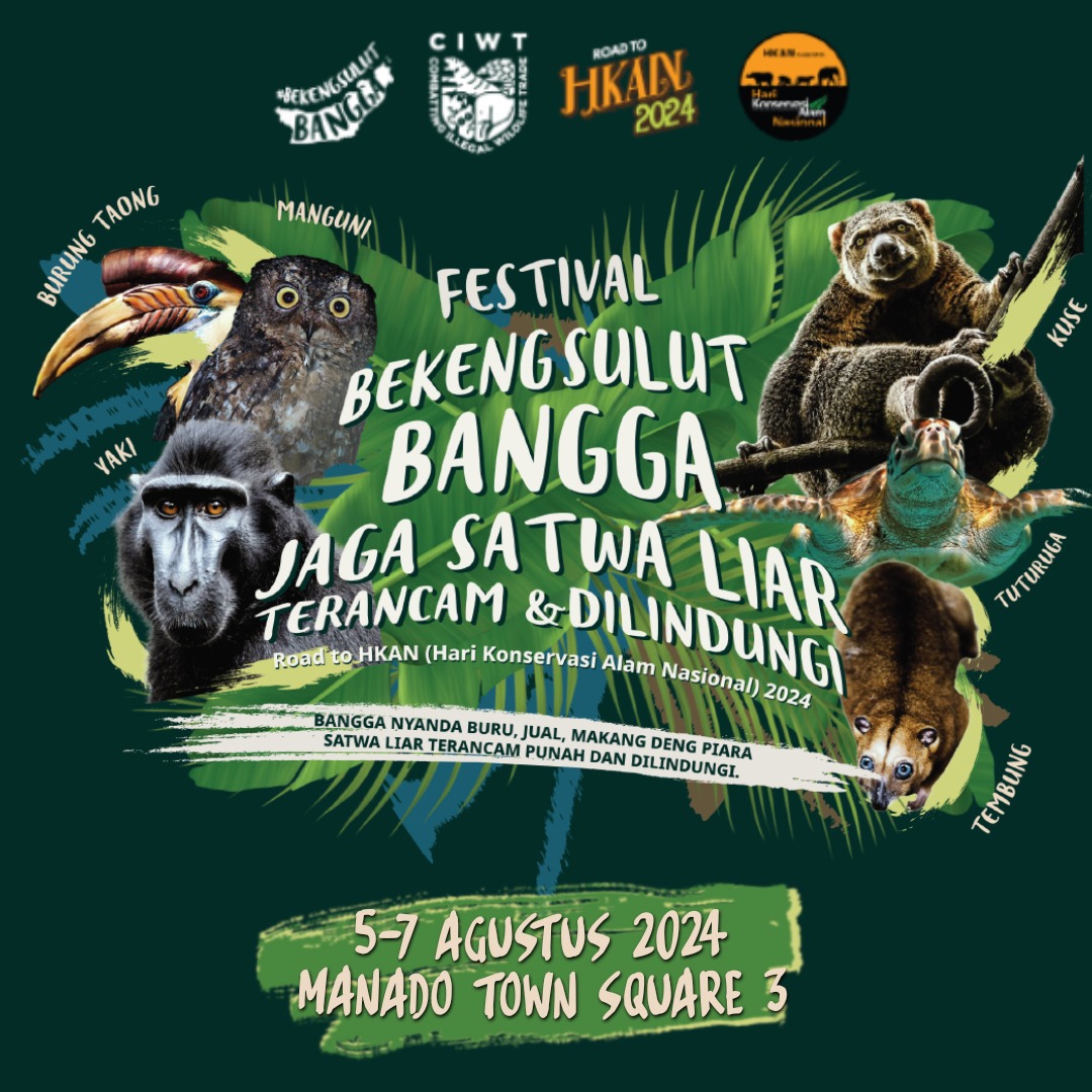 Festival Lingkungan 2024: Program Studi Kehutanan Unsrat Berperan Aktif dalam Pelestarian Satwa Liar Terancam Punah Festival Lingkungan 2024: Program Studi Kehutanan Unsrat Berperan Aktif dalam Pelestarian Satwa Liar Terancam Punah