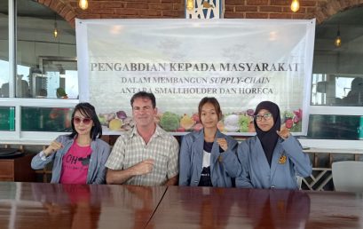 “The Agriculture for Tourism” project is an initiative collaboration held by the Australian and Indonesian governments through Australian Centre for International Agricultural Research (ACIAR)