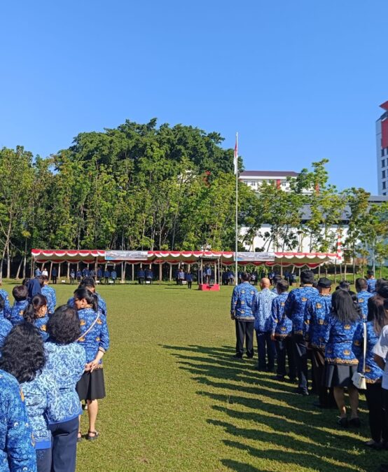 UNSRAT Selenggarakan Upacara Hari Pendidikan Nasional 2026 di Lapangan Kampus