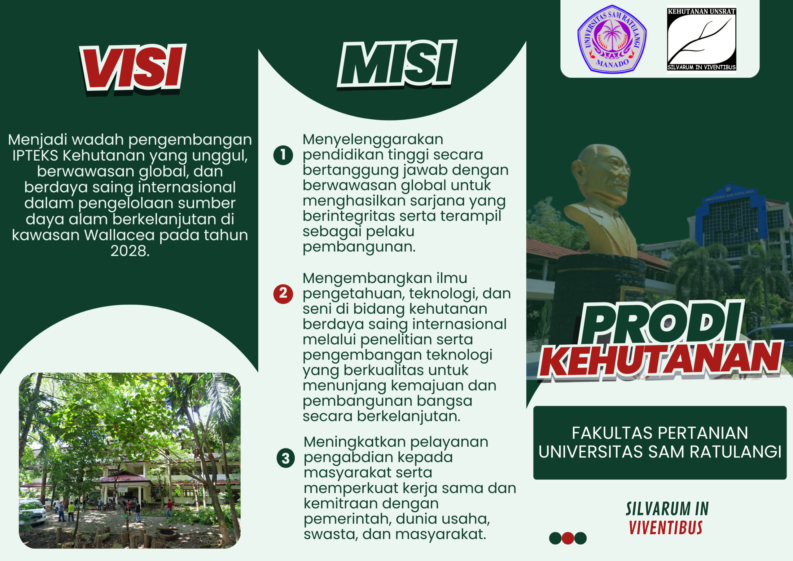 Visi Misi Program Studi Kehutanan