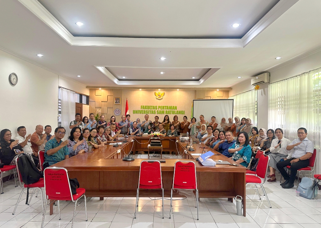 Fakultas Pertanian Universitas Sam Ratulangi Raih Sertifikat ISO 21001:2018