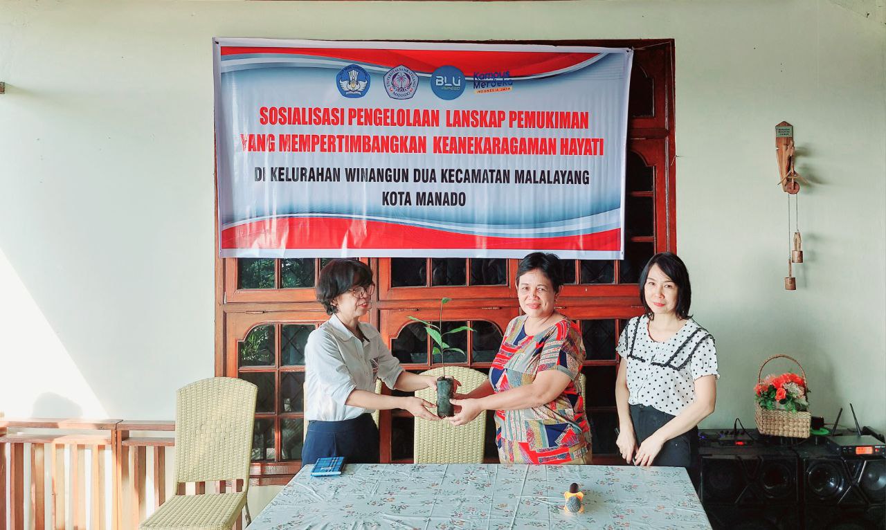 Kegiatan Sosialisasi Pengelolaan Lanskap Pemukiman di Manado Kegiatan Sosialisasi Pengelolaan Lanskap Pemukiman di Manado